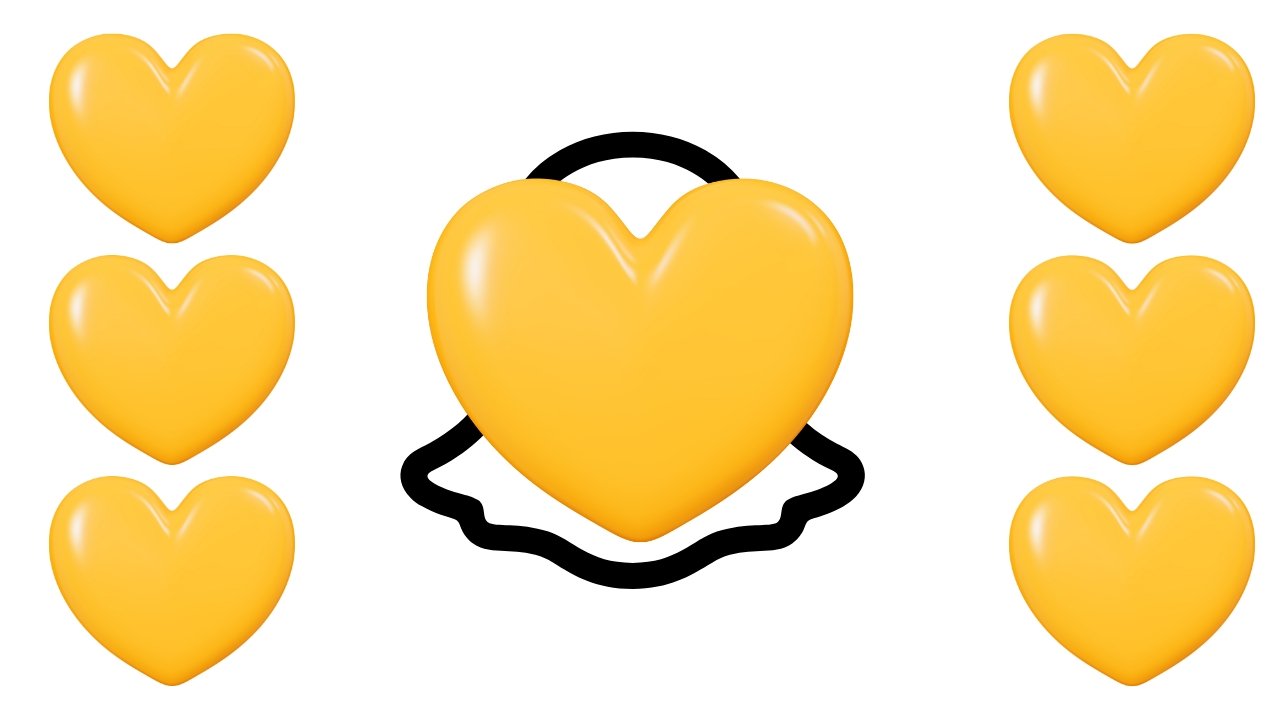 Yellow Heart on Snapchat Meaning