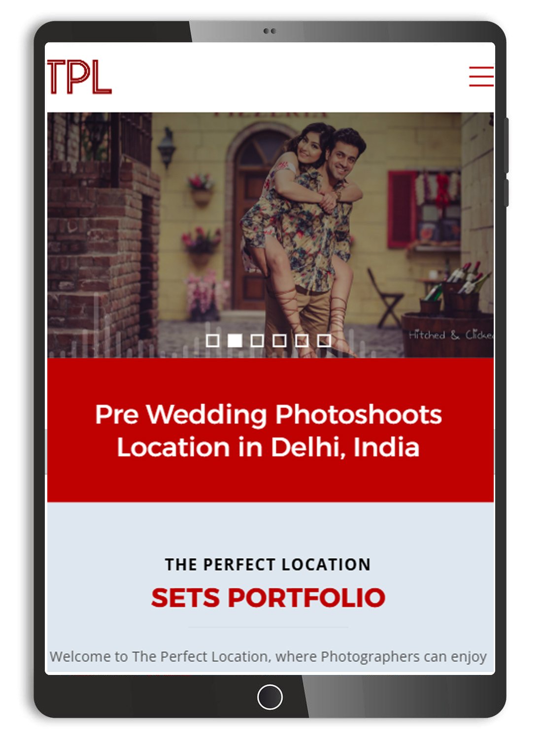 Who is working for The Perfect Location